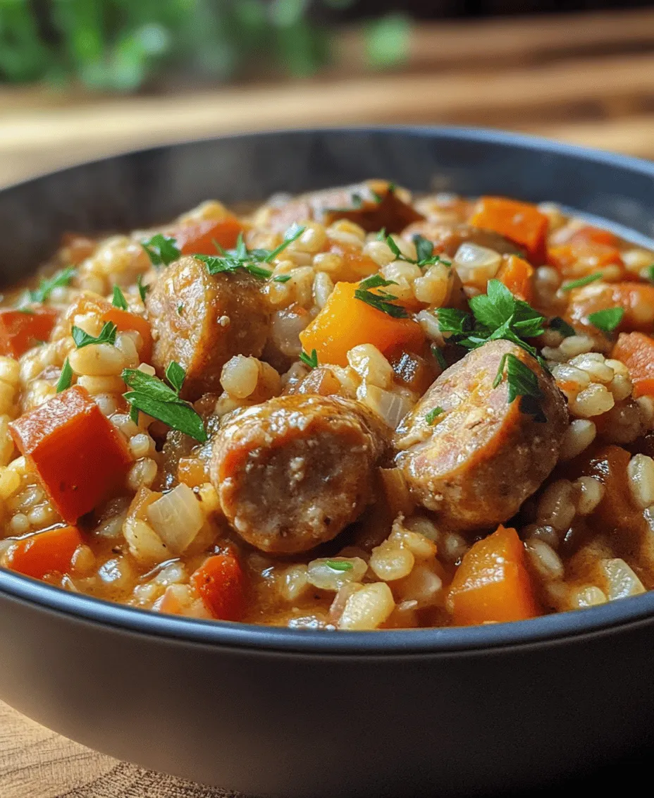 As the seasons change and the chilly air takes hold, there’s nothing quite like the allure of comfort food to warm both body and soul. Comfort food evokes feelings of nostalgia, bringing back memories of family gatherings and cozy nights in. Among the myriad of options available, hearty stews stand out for their nourishing qualities and rich flavors. One such dish that captures the essence of comfort is the Hearty Sausage and Barley Stew. This delightful recipe is not only packed with flavor but also brimming with nutrition, making it an ideal choice for those colder months when we crave warmth and sustenance.