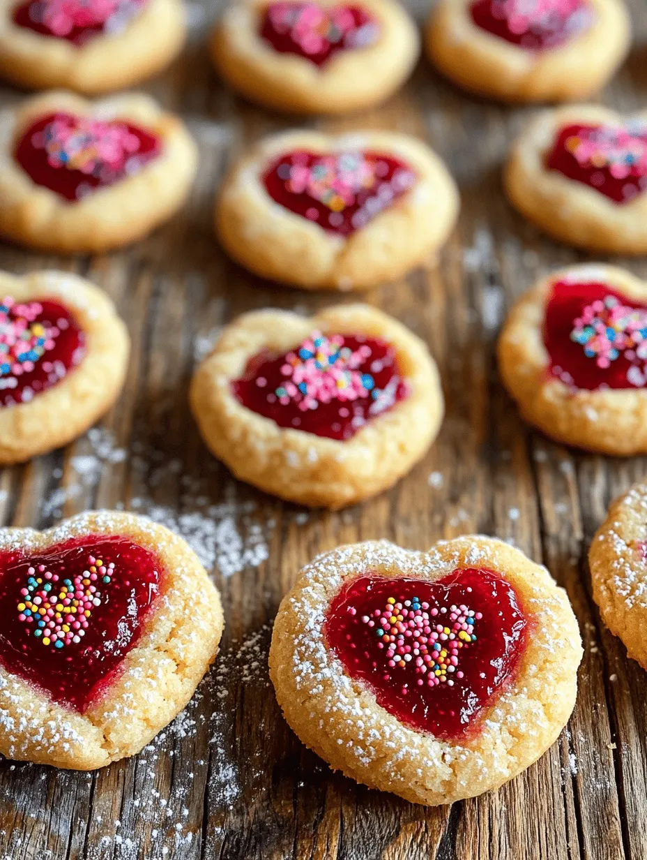Thumbprint cookies are a beloved classic in the world of baking, cherished for their delightful combination of a tender, buttery base and a luscious filling. These cookies have earned their spot in kitchens around the globe, providing a canvas for creativity with their various fillings and shapes. While traditional thumbprint cookies typically feature a round shape, a heart-shaped variation adds a special touch that elevates them to the next level. Perfect for celebrations such as Valentine's Day, anniversaries, or even just a simple gesture of love, these heart-shaped thumbprint cookies are not only visually appealing but also incredibly delicious.