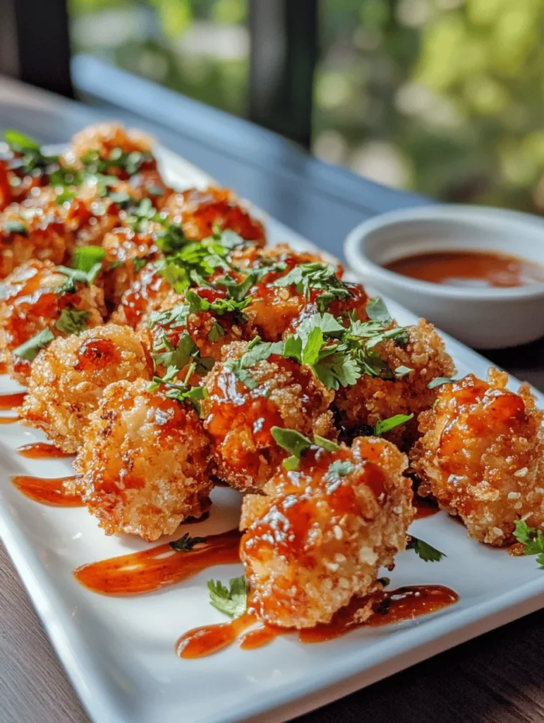 Crispy Bang Bang Chicken is a delectable appetizer that’s perfect for any gathering or party. This dish combines tender, juicy chicken coated in a crispy, golden-brown exterior with a creamy, spicy sauce that leaves your taste buds wanting more. Whether you’re hosting a game night, a family gathering, or simply indulging in a delicious snack, this recipe is sure to impress your guests. In this article, we will delve into the details of this crowd-pleaser, providing a step-by-step guide to achieving the perfect crispy texture and flavorful sauce.