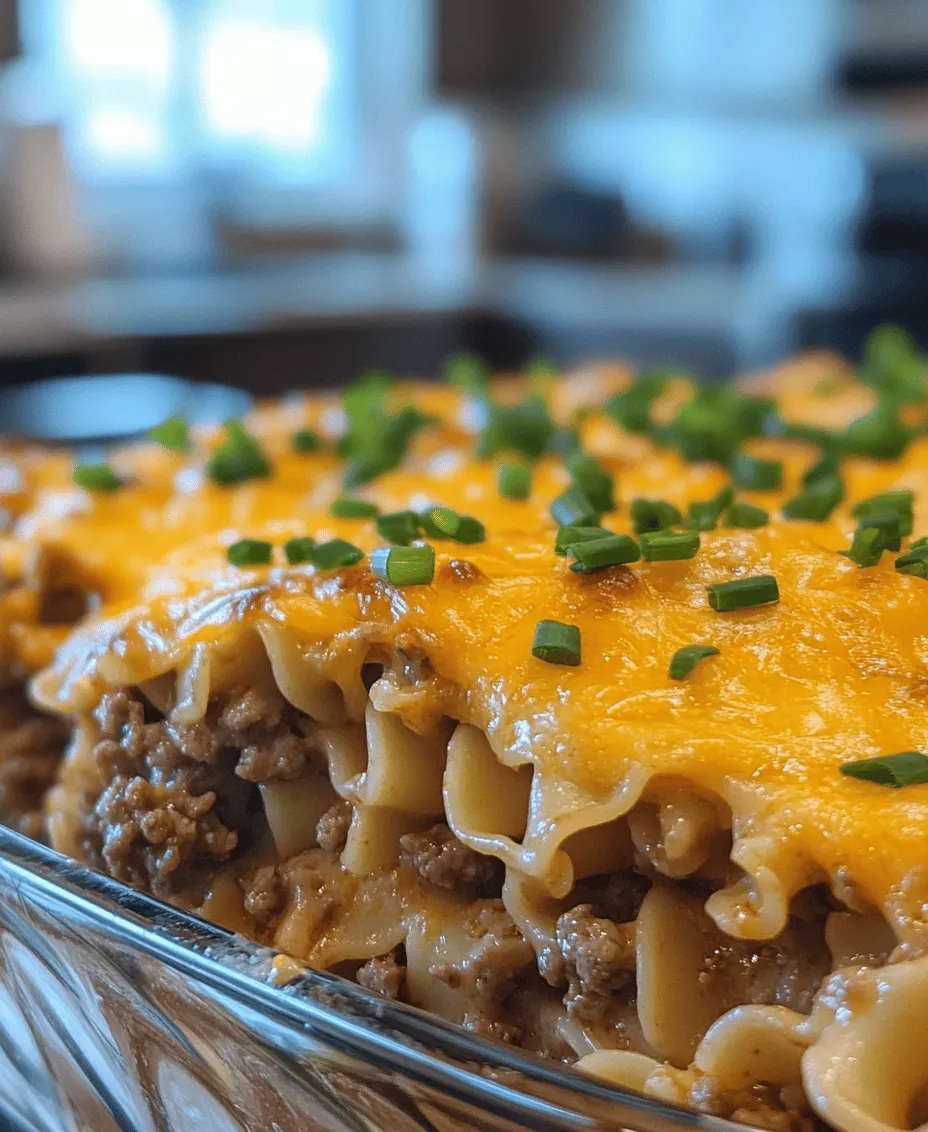 If you're on the lookout for a comforting, family-friendly meal that is both quick to prepare and incredibly satisfying, look no further than the Easy Sour Cream Beef Noodle Casserole. This delightful dish combines hearty ingredients that not only tantalize your taste buds but also provide a warm embrace akin to a home-cooked hug. Whether you’re navigating a busy weeknight or planning a cozy family gathering, this casserole is the perfect solution for a filling dinner that pleases everyone at the table.