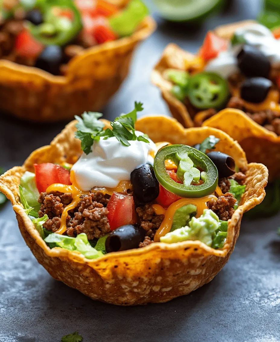 If you’re looking for a fun, versatile dish that can elevate any gathering or meal prep session, mini taco bowls are the perfect solution. These delightful little bowls pack all the delicious flavors of traditional tacos into a compact form that’s easy to enjoy. From casual family dinners to festive parties, mini taco bowls are a hit, appealing to both the young and the young-at-heart. Their charming size allows for a customizable experience where guests can build their own bowls, tailoring each one to their personal taste preferences.