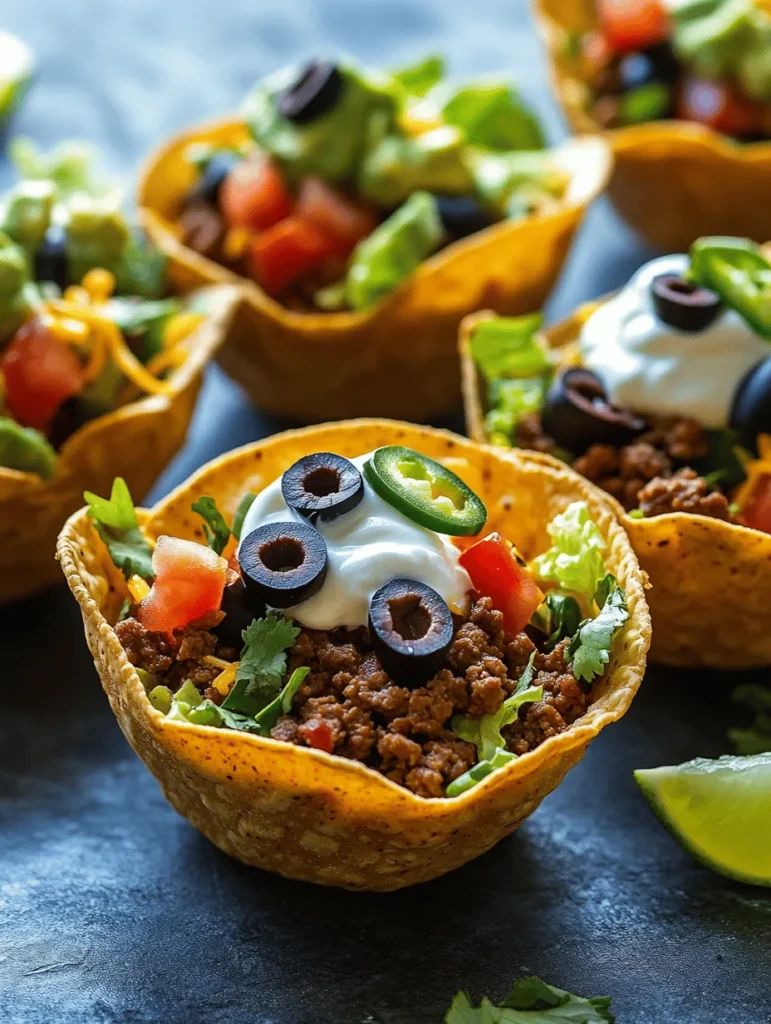 If you’re looking for a fun, versatile dish that can elevate any gathering or meal prep session, mini taco bowls are the perfect solution. These delightful little bowls pack all the delicious flavors of traditional tacos into a compact form that’s easy to enjoy. From casual family dinners to festive parties, mini taco bowls are a hit, appealing to both the young and the young-at-heart. Their charming size allows for a customizable experience where guests can build their own bowls, tailoring each one to their personal taste preferences.