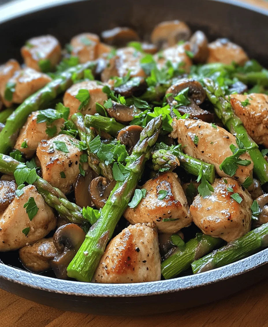 In the fast-paced world we live in, finding quick and nutritious meal options can often feel like a daunting task. Enter the Simple Chicken Asparagus and Mushroom Skillet recipe—a delightful dish that marries flavor and convenience. This one-pan wonder is not only easy to prepare but also packed with wholesome ingredients, making it an excellent choice for busy weeknights or family gatherings.