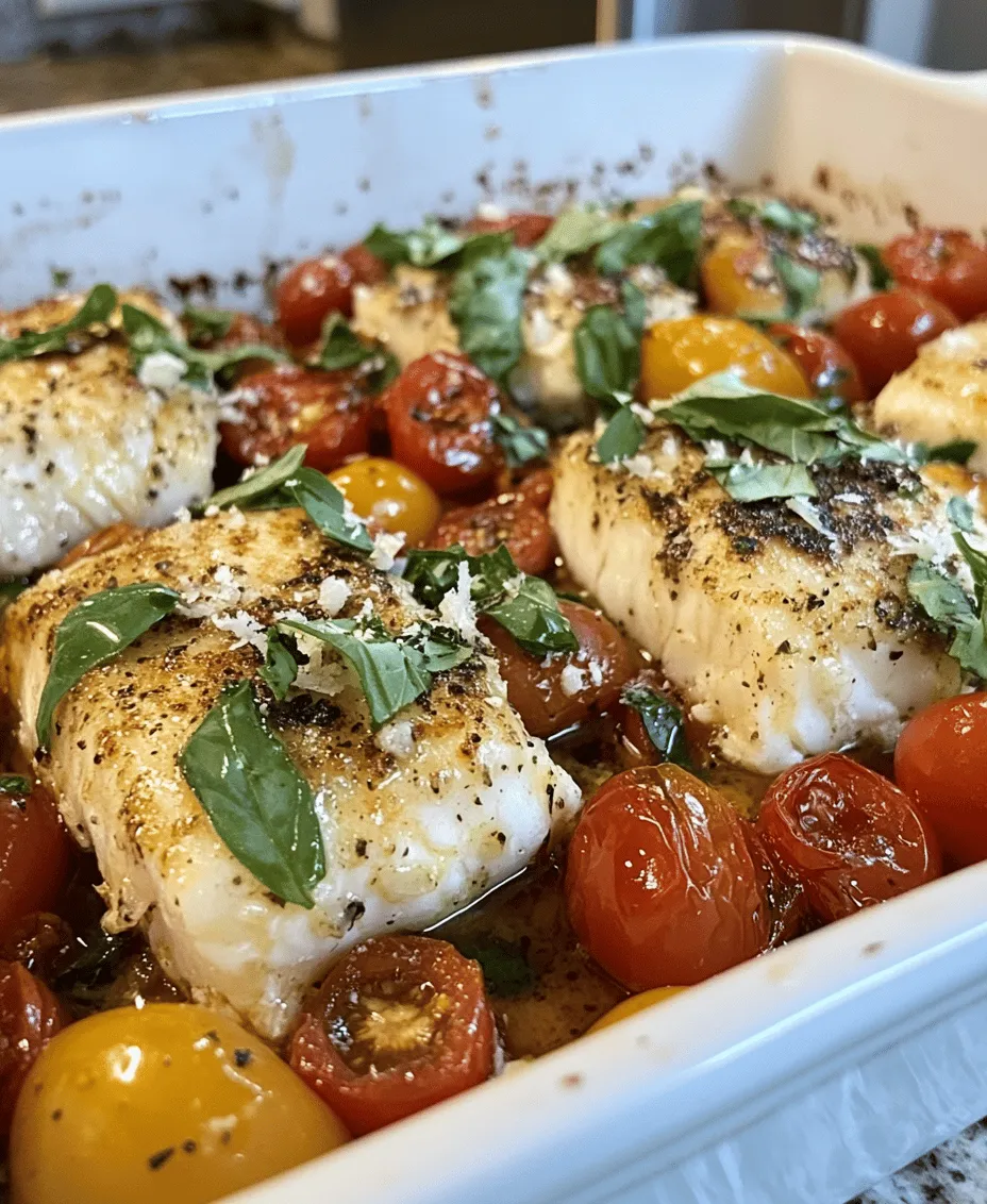 If you’re searching for a dish that combines simplicity, elegance, and mouthwatering flavors, look no further than White Wine Tomato Basil Cod. This delectable seafood delight not only celebrates the freshness of its ingredients but also proves to be a healthy choice that can easily be incorporated into your weekly meal rotation. Imagine tender cod fillets enveloped in a fragrant sauce made from succulent cherry tomatoes, aromatic garlic, and the vibrant notes of fresh basil, all brought together by a splash of dry white wine. This dish is perfect for those busy weeknights when you want to whip up something delicious without spending hours in the kitchen.