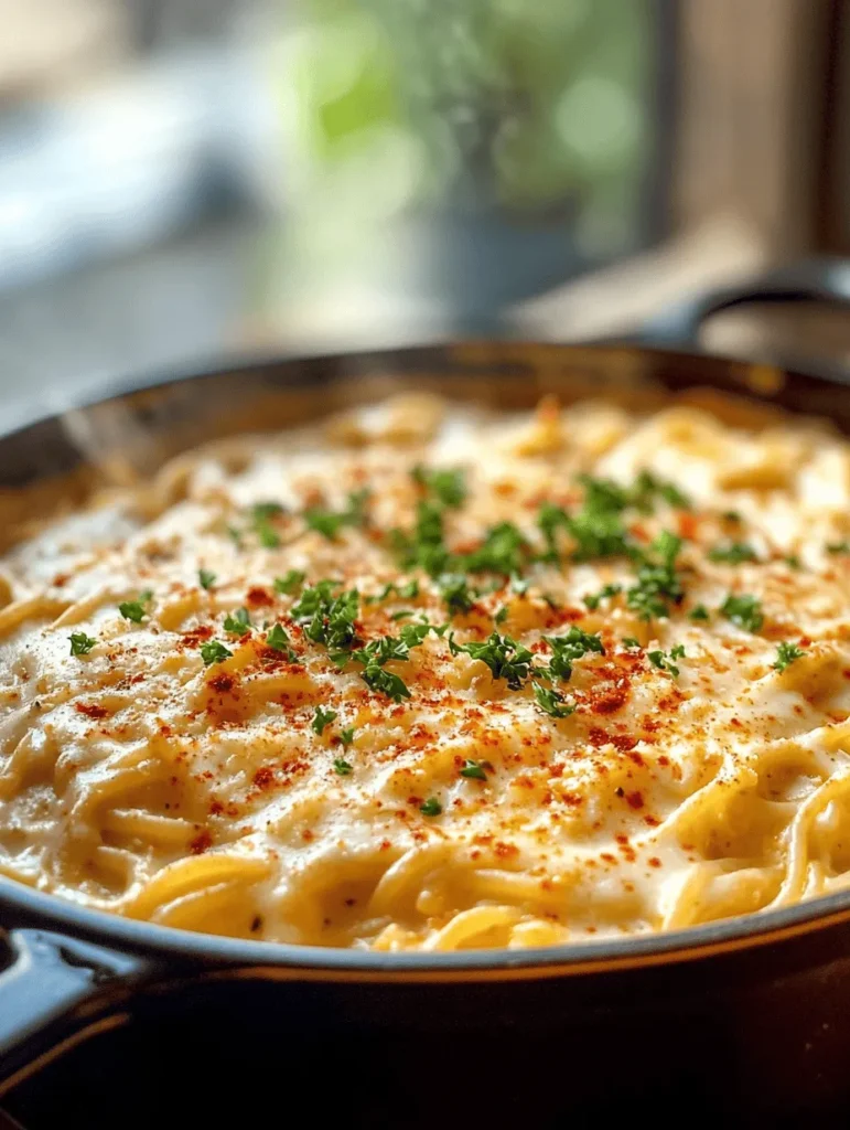 If you're in search of a convenient and delectable meal that requires minimal cleanup, look no further than One Pot Garlic Parmesan Spaghetti. This dish is not only quick to prepare but also offers a delightful blend of flavors that can satisfy your cravings any day of the week. The beauty of one-pot recipes lies in their ability to combine all ingredients in a single vessel, making them ideal for busy individuals and families who want to enjoy a homemade meal without the fuss of multiple pots and pans.