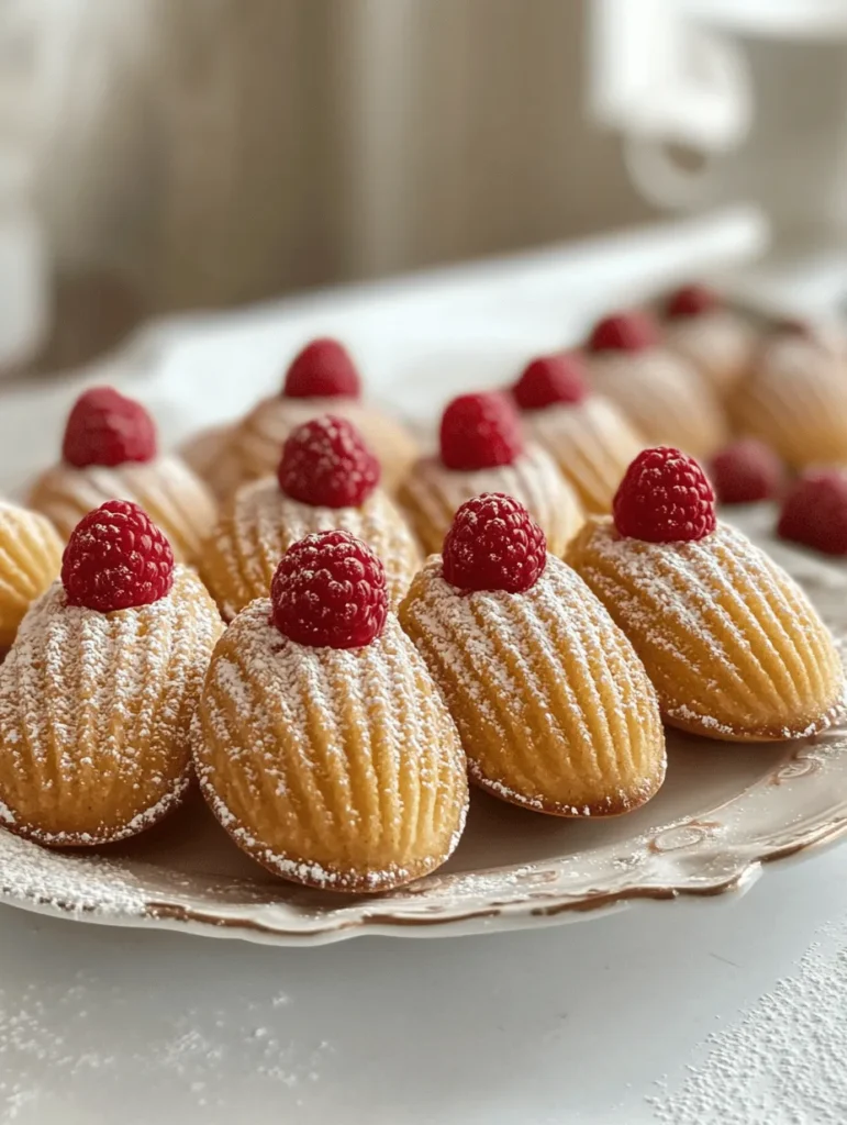 Madeleines are more than just a beloved French pastry; they are a delightful experience that evokes a sense of nostalgia and comfort. These small, shell-shaped cakes have captured the hearts of many, and their delicate texture and rich flavors make them a favorite among pastry lovers. The unique combination of lemon and raspberry in our Lemon Raspberry Madeleines brings a refreshing twist to this classic treat, making it an ideal companion for your next tea time gathering.