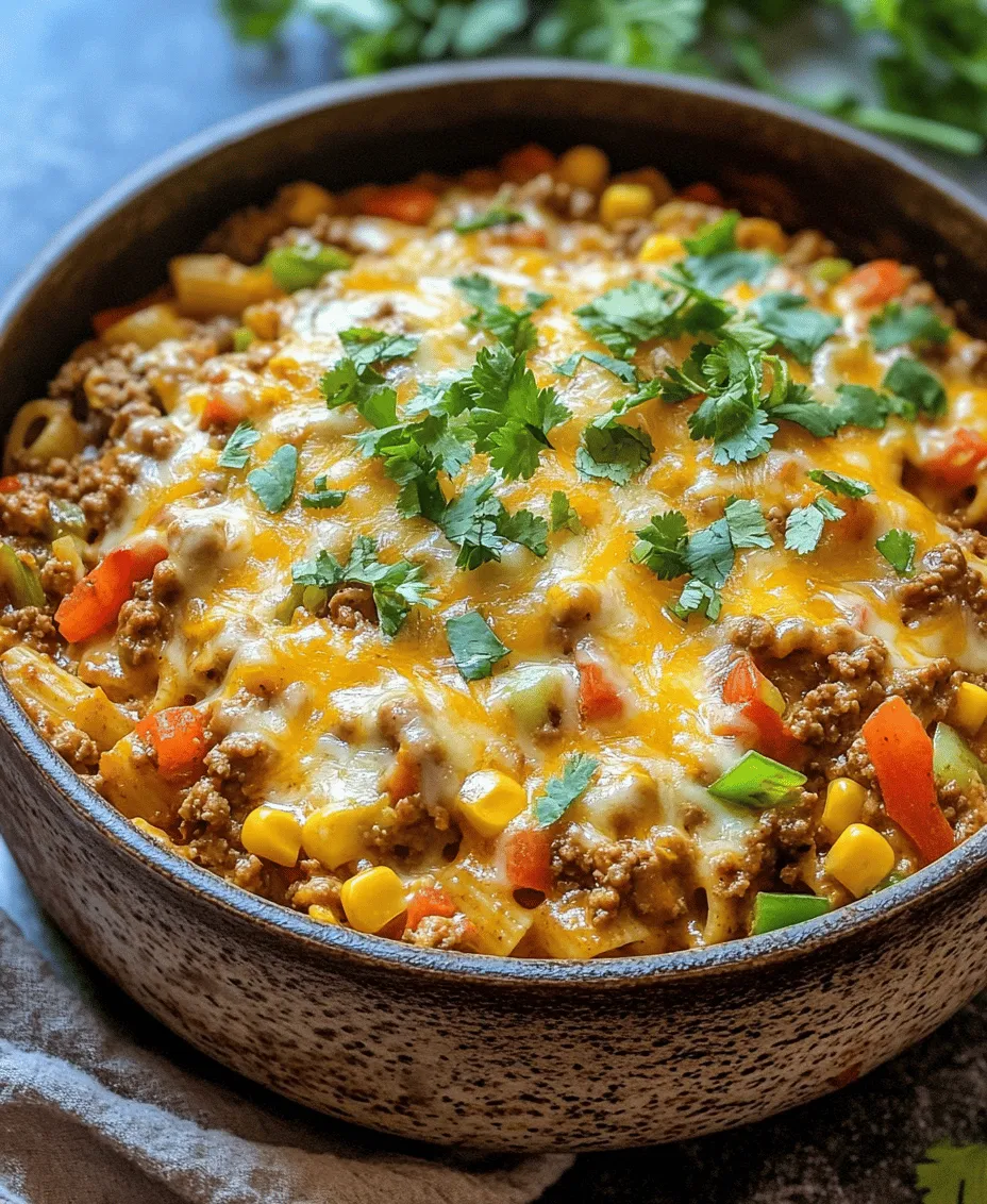 In the fast-paced world we live in, where time is a luxury, one-pot meals have surged in popularity. They offer a practical yet delicious solution for families and busy individuals who crave flavorful dishes without the hassle of extensive cleanup. Among these culinary gems, the One Pot Cheesy Taco Pasta Delight stands out as a family-friendly recipe that combines the beloved flavors of taco night with the comforting familiarity of pasta. This delightful dish not only satisfies the taste buds but also streamlines the cooking process, making it a go-to option for weeknight dinners.