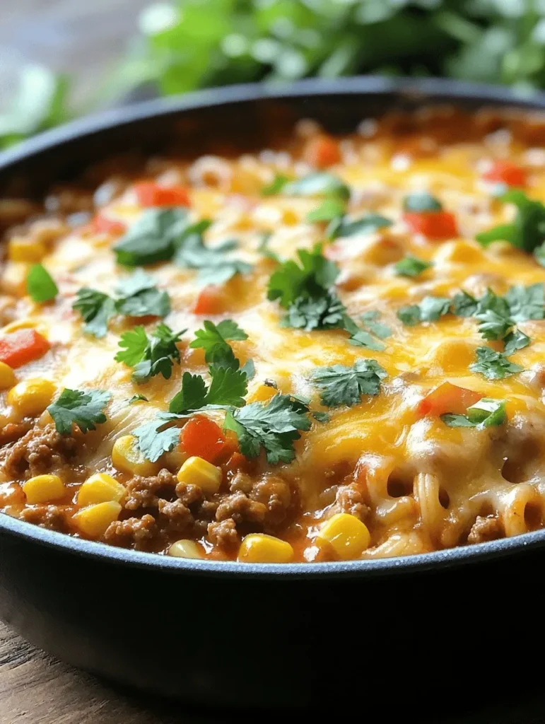 In the fast-paced world we live in, where time is a luxury, one-pot meals have surged in popularity. They offer a practical yet delicious solution for families and busy individuals who crave flavorful dishes without the hassle of extensive cleanup. Among these culinary gems, the One Pot Cheesy Taco Pasta Delight stands out as a family-friendly recipe that combines the beloved flavors of taco night with the comforting familiarity of pasta. This delightful dish not only satisfies the taste buds but also streamlines the cooking process, making it a go-to option for weeknight dinners.