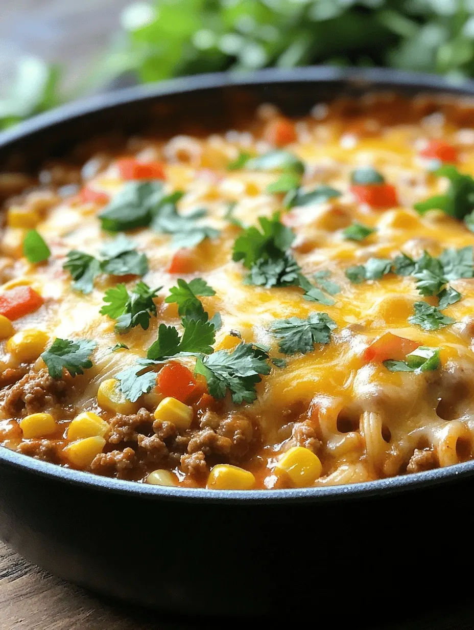 In the fast-paced world we live in, where time is a luxury, one-pot meals have surged in popularity. They offer a practical yet delicious solution for families and busy individuals who crave flavorful dishes without the hassle of extensive cleanup. Among these culinary gems, the One Pot Cheesy Taco Pasta Delight stands out as a family-friendly recipe that combines the beloved flavors of taco night with the comforting familiarity of pasta. This delightful dish not only satisfies the taste buds but also streamlines the cooking process, making it a go-to option for weeknight dinners.