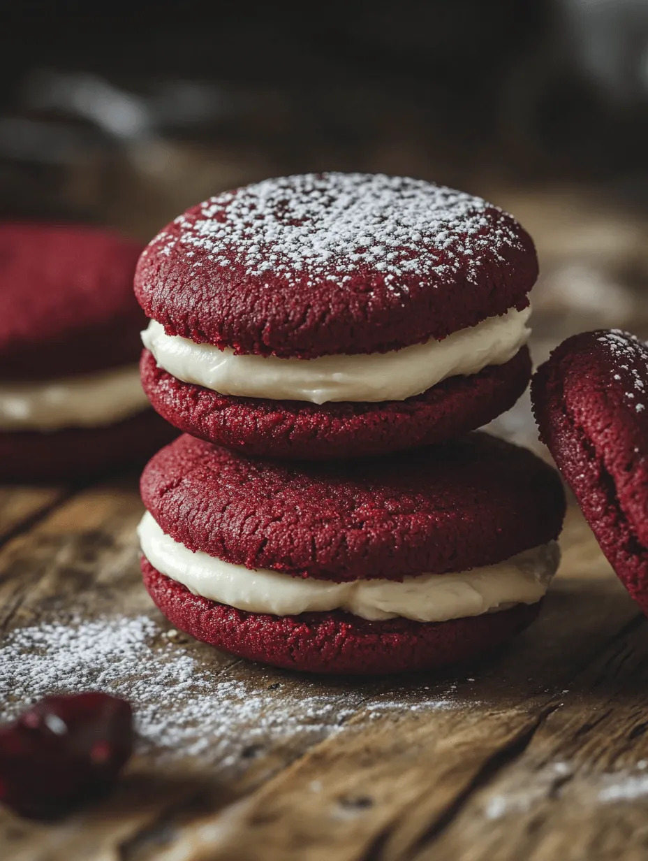 Red Velvet Oreos are an enticing twist on the classic cookie that combines the rich, velvety flavor of red velvet cake with the beloved Oreo cookie format. This creative concoction brings together the best of both worlds, appealing to cookie lovers and red velvet enthusiasts alike. With their striking red color and creamy filling, Easy Red Velvet Oreos are not only delicious but also visually appealing, making them the perfect treat for any occasion, from holiday gatherings to birthday parties.