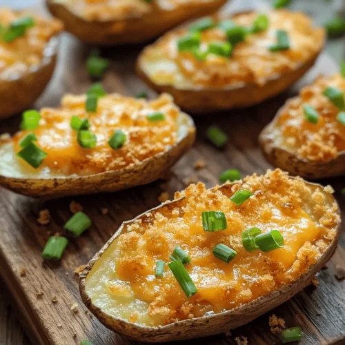 Welcome to a delightful culinary journey where comfort food meets a crispy twist! Today, we are diving into the world of crispy cheesy potato skin bites—a perfect appetizer or snack that combines the rich flavors of cheese, cream, and the satisfying crunch of baked potato skins. This recipe not only highlights the humble potato but elevates it into a crowd-pleasing dish that is sure to impress your family and friends.