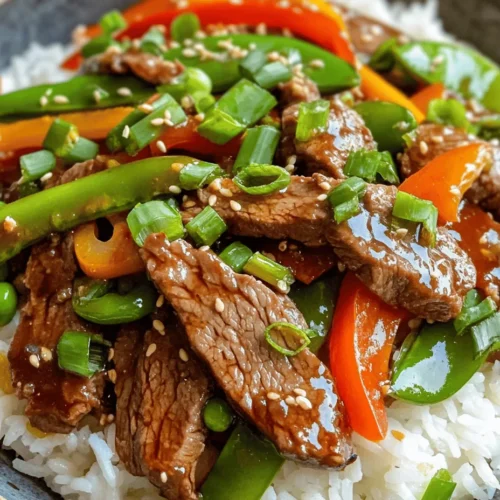 Welcome to the vibrant world of Asian cuisine, where quick cooking methods bring forth dishes that are not only flavorful but also visually stunning. One such dish that exemplifies these qualities is the Asian Sweet Ginger Beef Stir Fry. This dish is a delightful amalgamation of tender beef, colorful vegetables, and aromatic spices, all coated in a savory-sweet sauce that will tantalize your taste buds.