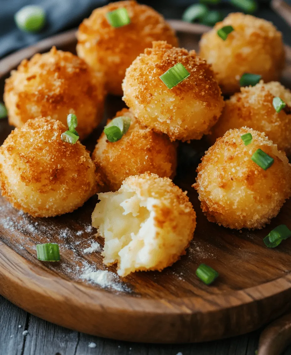 Golden Cheesy Mashed Potato Bites have gained popularity among various demographics, from families looking for easy weeknight meals to party-goers seeking the perfect finger food. Their universal appeal lies in their simplicity and the joy they bring to both children and adults alike. These bites are perfect for serving at birthday parties, holiday celebrations, or even casual movie nights. Their versatility allows them to be enjoyed as appetizers, snacks, or even side dishes, making them a staple recipe in many households.