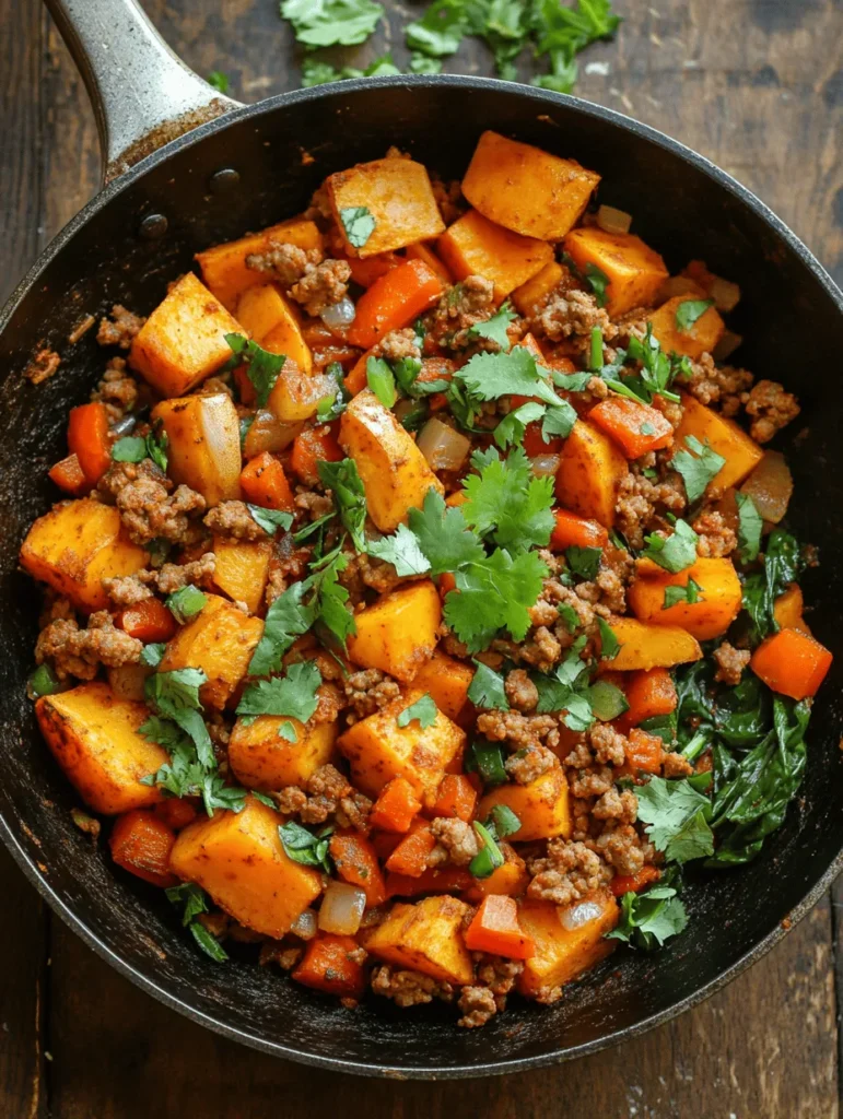 In the ever-evolving world of healthy cooking, finding quick and nutritious recipes that satisfy the whole family can be a challenge. Enter the Ground Turkey Sweet Potato Skillet, a delightful dish that ticks all the right boxes for busy weeknights. This recipe combines the lean protein of ground turkey with the natural sweetness and vibrant color of sweet potatoes, creating a savory blend that is both delicious and wholesome. With the added benefit of being easily customizable, this skillet meal can incorporate a variety of your favorite vegetables, making it a versatile option for any palate.