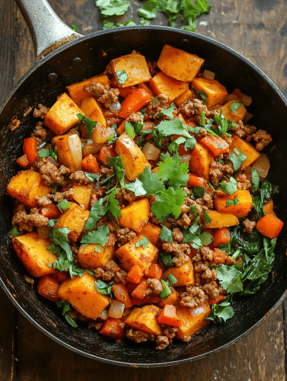 In the ever-evolving world of healthy cooking, finding quick and nutritious recipes that satisfy the whole family can be a challenge. Enter the Ground Turkey Sweet Potato Skillet, a delightful dish that ticks all the right boxes for busy weeknights. This recipe combines the lean protein of ground turkey with the natural sweetness and vibrant color of sweet potatoes, creating a savory blend that is both delicious and wholesome. With the added benefit of being easily customizable, this skillet meal can incorporate a variety of your favorite vegetables, making it a versatile option for any palate.