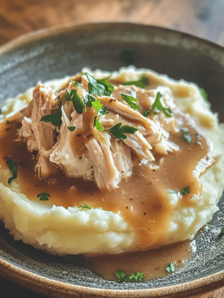 In the realm of comfort food, few dishes can match the warmth and satisfaction of shredded chicken gravy served over creamy mashed potatoes. This dish embodies the essence of home-cooked meals, combining tender chicken, savory gravy, and fluffy potatoes into one delightful experience. Whether you're seeking a hearty dish for a family gathering or a comforting weeknight dinner, this shredded chicken gravy on mashed potatoes recipe will not disappoint.