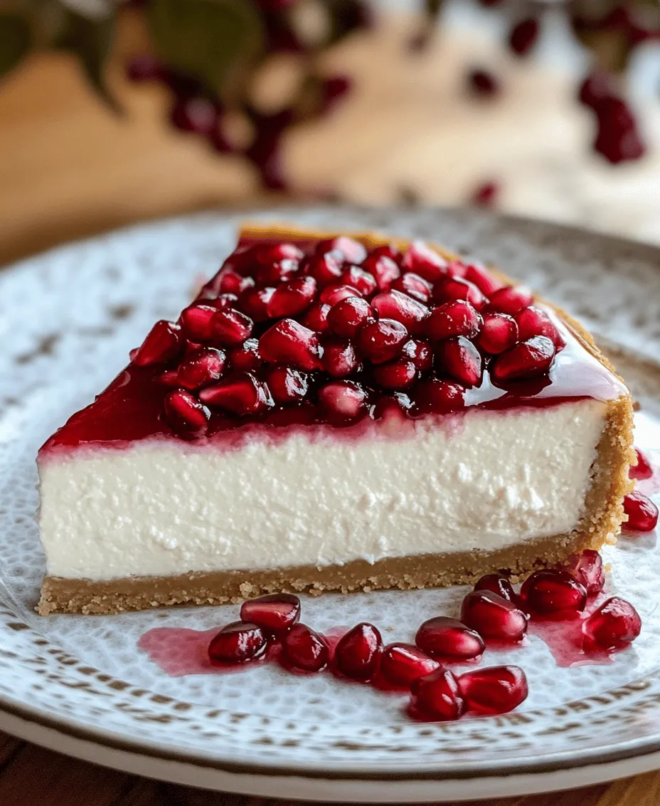 If you're seeking a dessert that marries indulgence with a touch of health-consciousness, look no further than Creamy Greek Yogurt Cheesecake with Pomegranate Syrup. This delightful twist on the classic cheesecake uses Greek yogurt to create a luscious, creamy filling that is lighter yet just as satisfying as its traditional counterpart. The addition of pomegranate syrup not only elevates the flavor profile but also adds a vibrant splash of color that makes this dessert as stunning to look at as it is to eat.