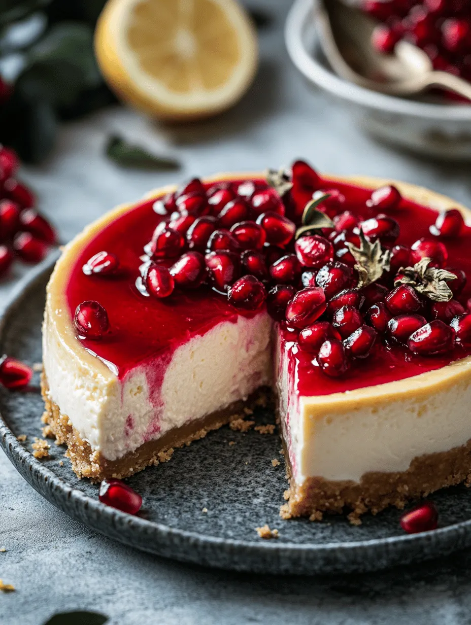 If you're seeking a dessert that marries indulgence with a touch of health-consciousness, look no further than Creamy Greek Yogurt Cheesecake with Pomegranate Syrup. This delightful twist on the classic cheesecake uses Greek yogurt to create a luscious, creamy filling that is lighter yet just as satisfying as its traditional counterpart. The addition of pomegranate syrup not only elevates the flavor profile but also adds a vibrant splash of color that makes this dessert as stunning to look at as it is to eat.
