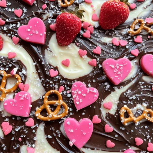 When it comes to creating the perfect treat for special occasions, few things can rival the charm and indulgence of chocolate bark. The Sweetheart Chocolate Bark Delight is not just a dessert; it's a delightful expression of love and creativity, making it an ideal choice for celebrations such as Valentine's Day, anniversaries, or even just a sweet surprise for someone special. This recipe combines rich dark chocolate and creamy white chocolate, complemented by delightful toppings that cater to diverse preferences—sweet, salty, and crunchy.