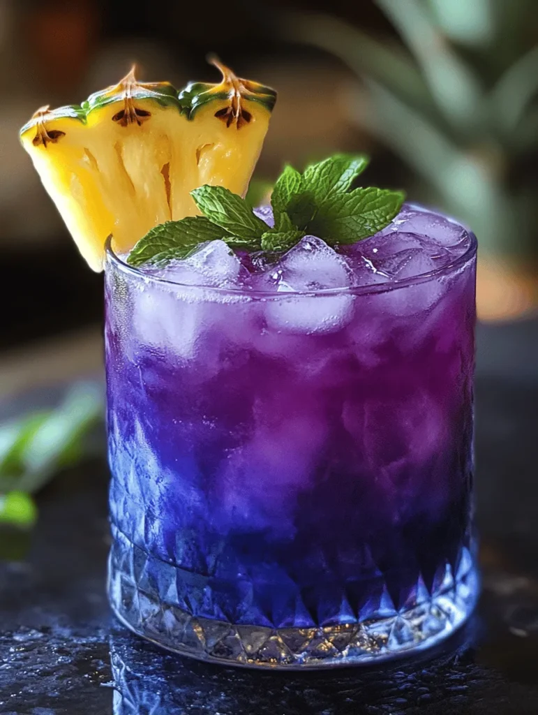 The Jamaican Purple Rain Cocktail is a delightful blend of tropical flavors that transports you straight to the sun-soaked shores of Jamaica with every sip. This visually stunning drink is not only a feast for the eyes, with its vibrant purple hue, but it also tantalizes the taste buds with a harmonious mix of sweetness and acidity. As summer gatherings and beach-themed parties beckon, this cocktail stands out as a perfect choice, offering a refreshing escape into a world of tropical paradise.
