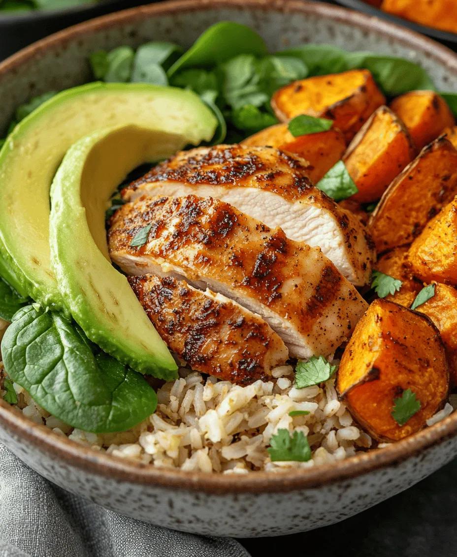 One of the standout features of the Chicken & Sweet Potato Rice Bowl is its emphasis on nutritional benefits. Each ingredient contributes to a well-rounded meal that supports a healthy lifestyle. Let’s take a closer look at the key components of this dish and their respective nutritional advantages.