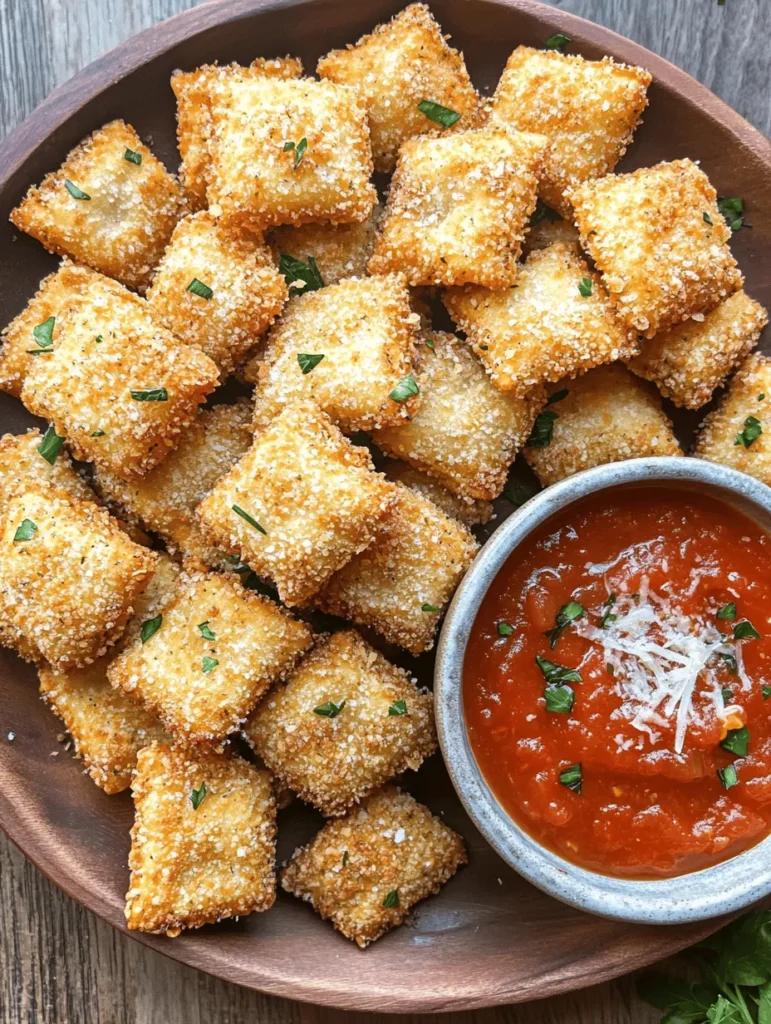 Toasted ravioli is a delightful dish that brings together the comforting flavors of cheese-filled pasta with a crispy, golden exterior. This irresistible appetizer is not only a favorite in homes but also a staple in many restaurants and culinary fairs. Originating from St. Louis, it has gained immense popularity across the United States for its crunchy texture and savory taste. Whether you’re hosting a gathering, indulging in a cozy movie night, or simply craving a satisfying snack, this toasted ravioli recipe is sure to impress family and friends alike.