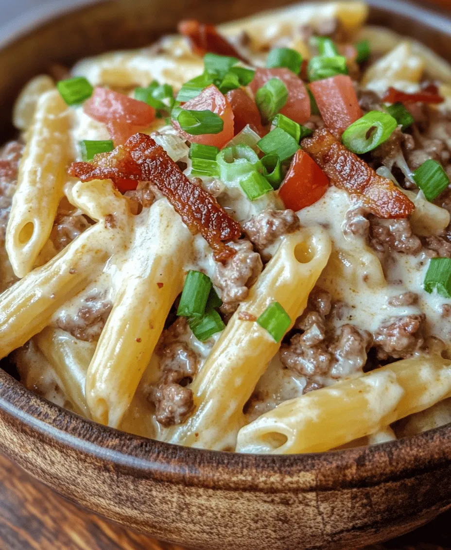 In the whirlwind of modern life, where time is often a luxury, the quest for quick and easy weeknight meals can feel like an uphill battle. Families and busy individuals alike are always on the lookout for recipes that not only save time but also deliver on flavor. This is where the Loaded Bacon Cheeseburger Alfredo Pasta comes into play—a delightful fusion of two comfort food classics that promises to satisfy your cravings without eating up your evening.