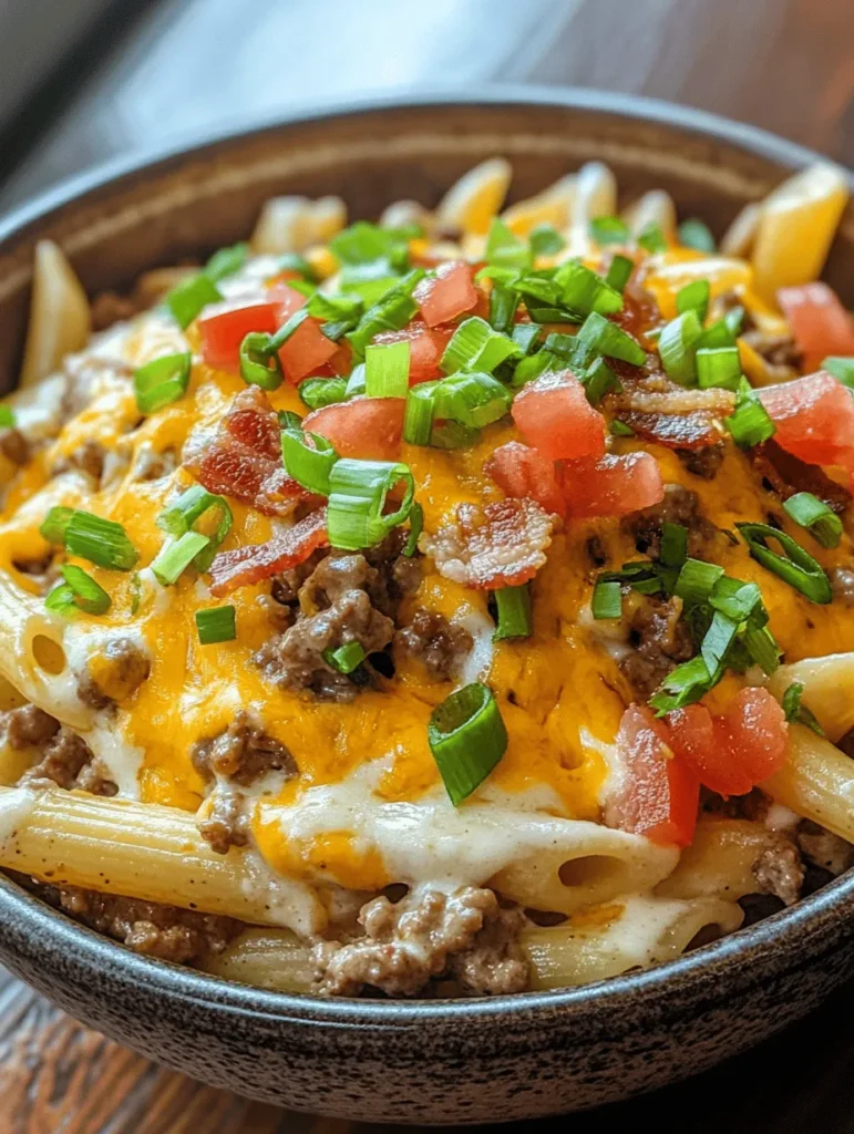 In the whirlwind of modern life, where time is often a luxury, the quest for quick and easy weeknight meals can feel like an uphill battle. Families and busy individuals alike are always on the lookout for recipes that not only save time but also deliver on flavor. This is where the Loaded Bacon Cheeseburger Alfredo Pasta comes into play—a delightful fusion of two comfort food classics that promises to satisfy your cravings without eating up your evening.