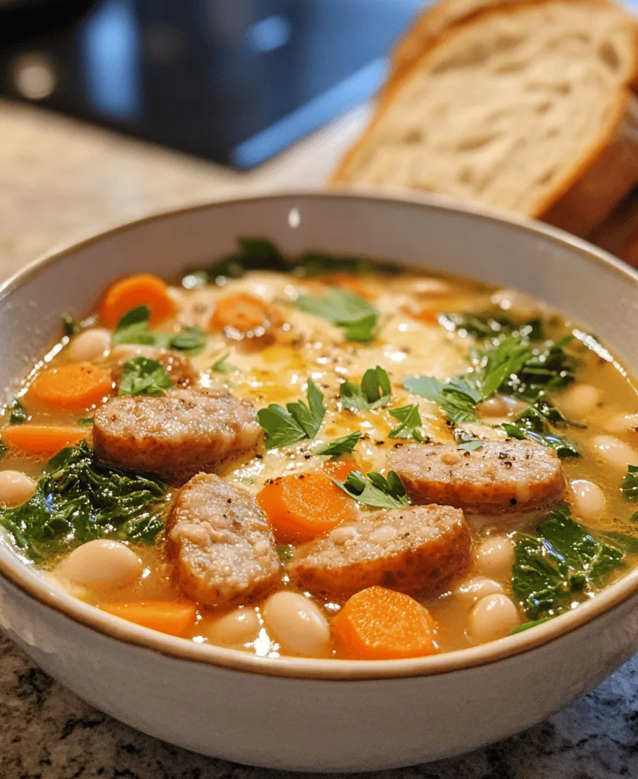 There’s something undeniably comforting about a warm bowl of soup. It’s the kind of dish that wraps you in a cozy embrace, offering both nourishment and solace on chilly days. As we gather around the table, seeking comfort in our meals, Italian cuisine emerges as a beloved choice, celebrated for its bold flavors and heartwarming dishes. Among the myriad of Italian recipes, the Cozy Italian Sausage & White Bean Soup stands out as a quintessential dish that encapsulates the essence of Italian cooking.