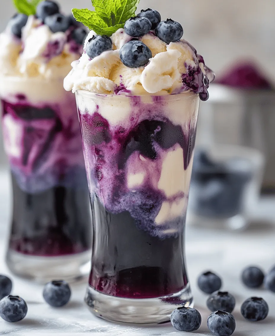 Creating the perfect Blueberry Cream Soda Float starts with understanding the core ingredients that come together to produce this delightful beverage. Let’s explore each component and its importance to the overall flavor profile.