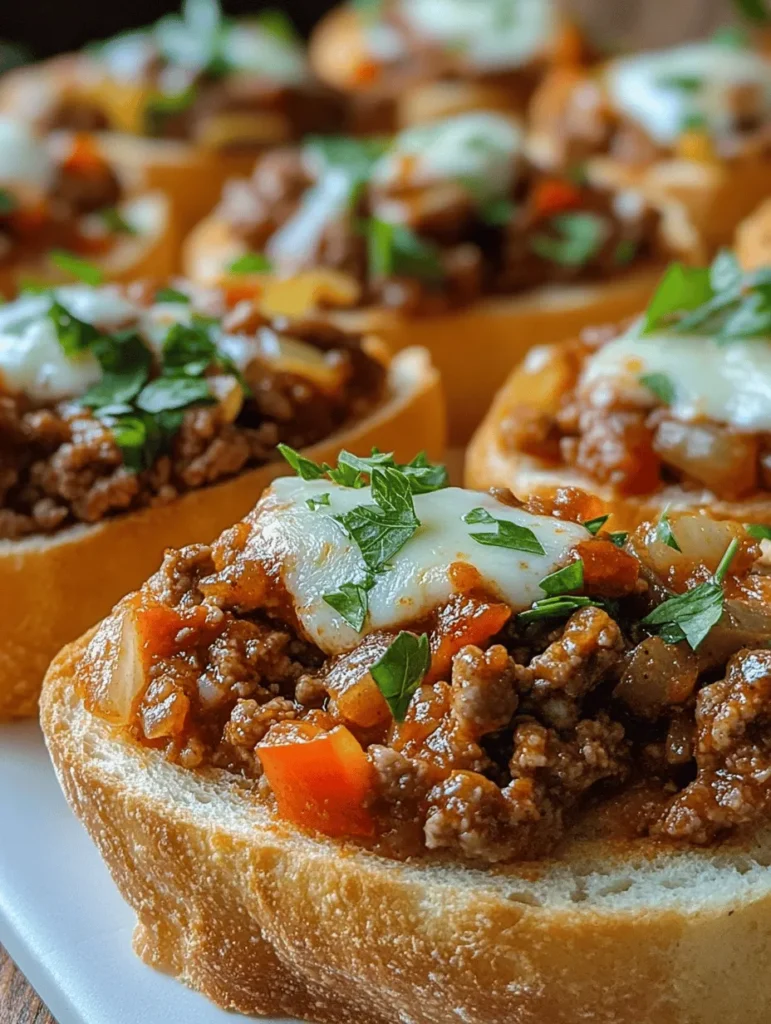 Sloppy Joes have long held a cherished place in the realm of comfort food. This nostalgic dish, characterized by its hearty, saucy beef served on a soft bun, conjures memories of family dinners and school lunches. The quintessential combination of flavors and textures makes Sloppy Joes a beloved choice among individuals of all ages. However, while the traditional recipe is undeniably delicious, there’s always room for innovation in the kitchen. Enter Garlic Bread Sloppy Joes—an enticing twist on the classic that elevates the dish to new heights.