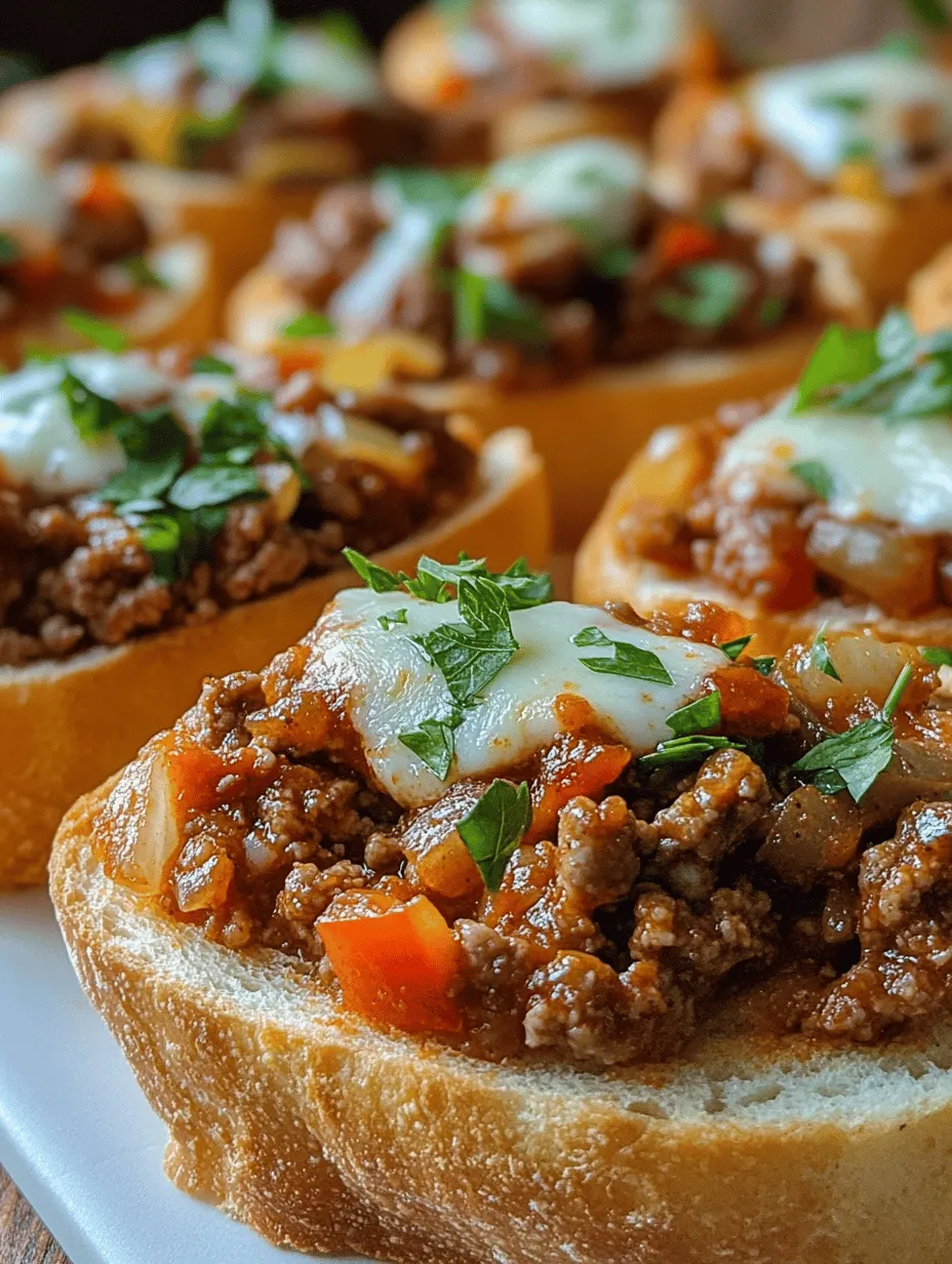 Sloppy Joes have long held a cherished place in the realm of comfort food. This nostalgic dish, characterized by its hearty, saucy beef served on a soft bun, conjures memories of family dinners and school lunches. The quintessential combination of flavors and textures makes Sloppy Joes a beloved choice among individuals of all ages. However, while the traditional recipe is undeniably delicious, there’s always room for innovation in the kitchen. Enter Garlic Bread Sloppy Joes—an enticing twist on the classic that elevates the dish to new heights.