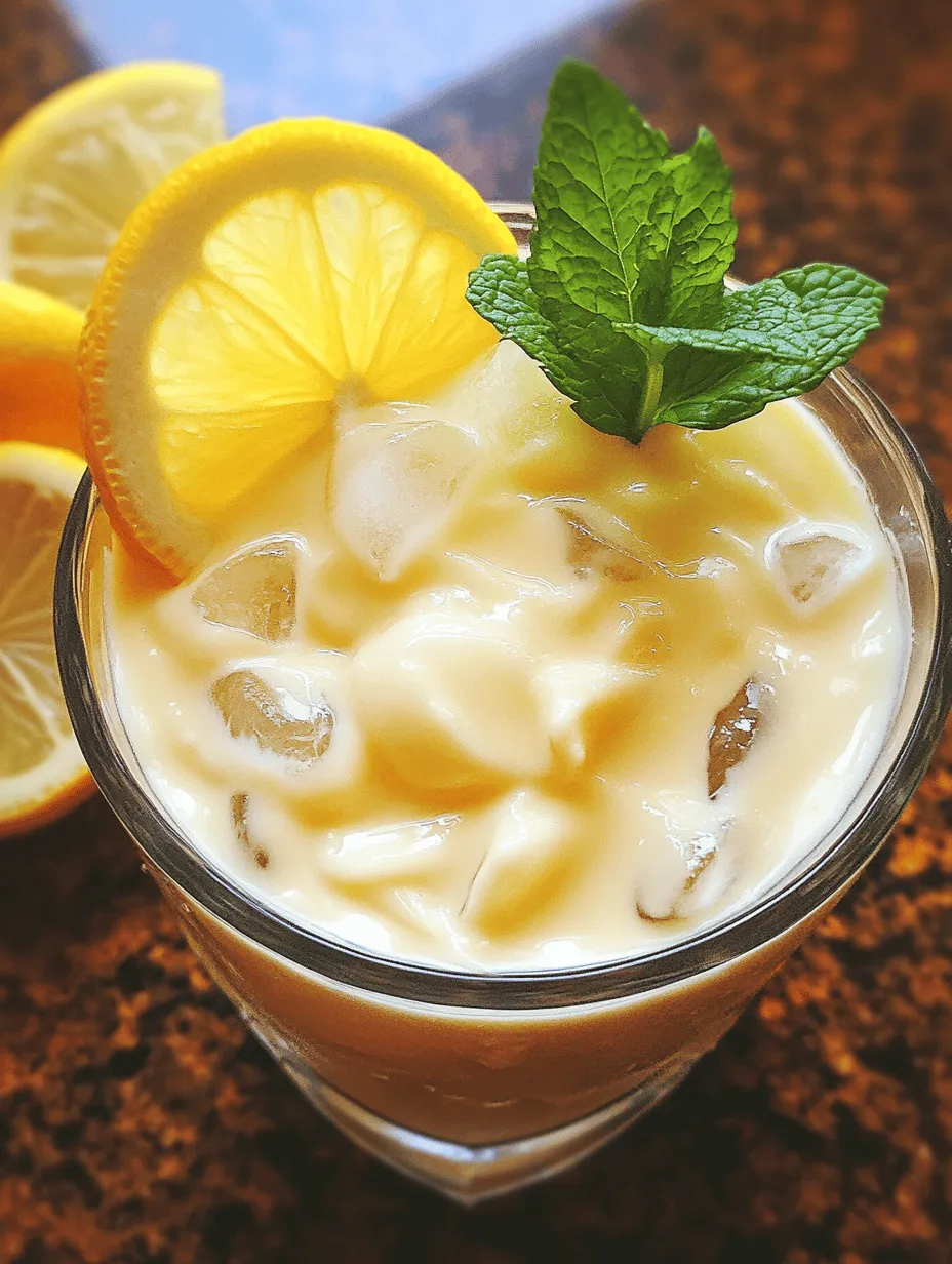 As the temperatures rise and summer beckons, nothing quite quenches the thirst like a glass of refreshing lemonade. This quintessential summer beverage has long been a staple at barbecues, picnics, and family gatherings. However, if you’re looking to elevate your lemonade experience, the Creamy Lemonade recipe is the perfect choice. This delightful drink marries the tangy brightness of fresh lemons with the luscious sweetness of condensed milk, creating a creamy concoction that is both refreshing and indulgent.