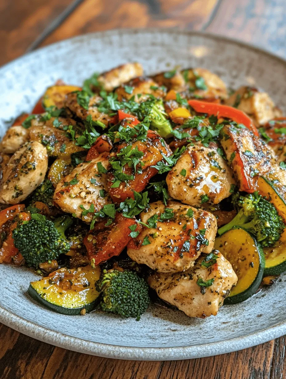 In today's fast-paced world, many of us find ourselves juggling work, family responsibilities, and social commitments, making it increasingly challenging to sit down to a wholesome dinner each night. When the clock is ticking, the temptation to opt for takeout or frozen dinners often overshadows the desire to prepare a nutritious meal. However, eating healthy shouldn't feel like a chore, especially when there are simple solutions available. Enter the Quick Chicken and Veggie Skillet, a time-efficient recipe that not only satisfies your hunger but also nourishes your body with balanced flavors and essential nutrients.
