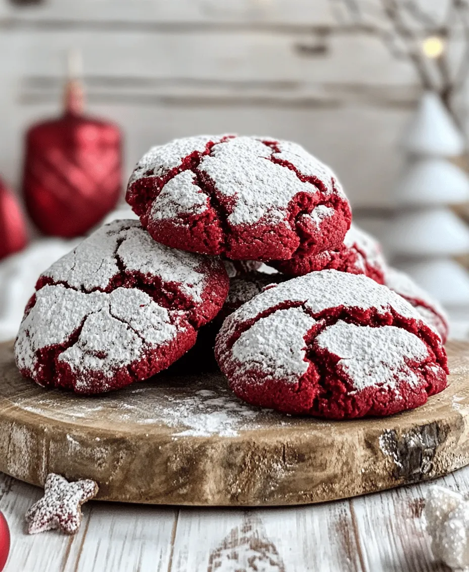 When it comes to holiday baking, few treats capture the festive spirit quite like red velvet crinkle cookies. These cookies are not just a feast for the taste buds but also a visual delight, boasting a rich crimson hue and a beautiful, crinkled finish that makes them the star of any dessert table. Traditionally associated with the beloved red velvet cake, this cookie version has emerged as a popular choice for celebrations, bringing joy and a touch of elegance to gatherings.