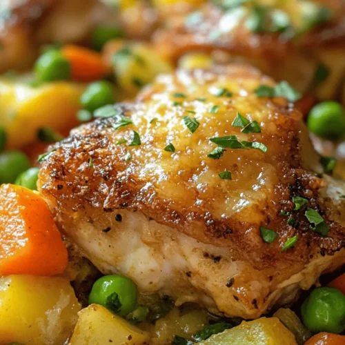 When it comes to comfort food, few dishes can compare to the warmth and satisfaction of a hearty casserole. The mere thought of a bubbling, golden-brown Rustic Chicken & Veggie Casserole evokes feelings of home and family gatherings, transporting us to the dinner tables of our childhood. This dish is not just a meal; it’s an experience—a way to connect with loved ones while savoring the rich flavors of tender chicken and vibrant vegetables.