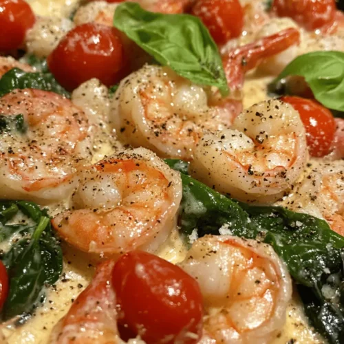 If you're searching for a dish that marries rich flavors with simplicity, look no further than the Easy Creamy Tuscan Shrimp Recipe. This delightful meal is a harmonious blend of succulent shrimp, vibrant vegetables, and a luscious cream sauce that makes it perfect for any occasion. Whether you’re planning a cozy dinner for two or a gathering with friends, this recipe is sure to impress with its enticing aroma and mouthwatering taste.