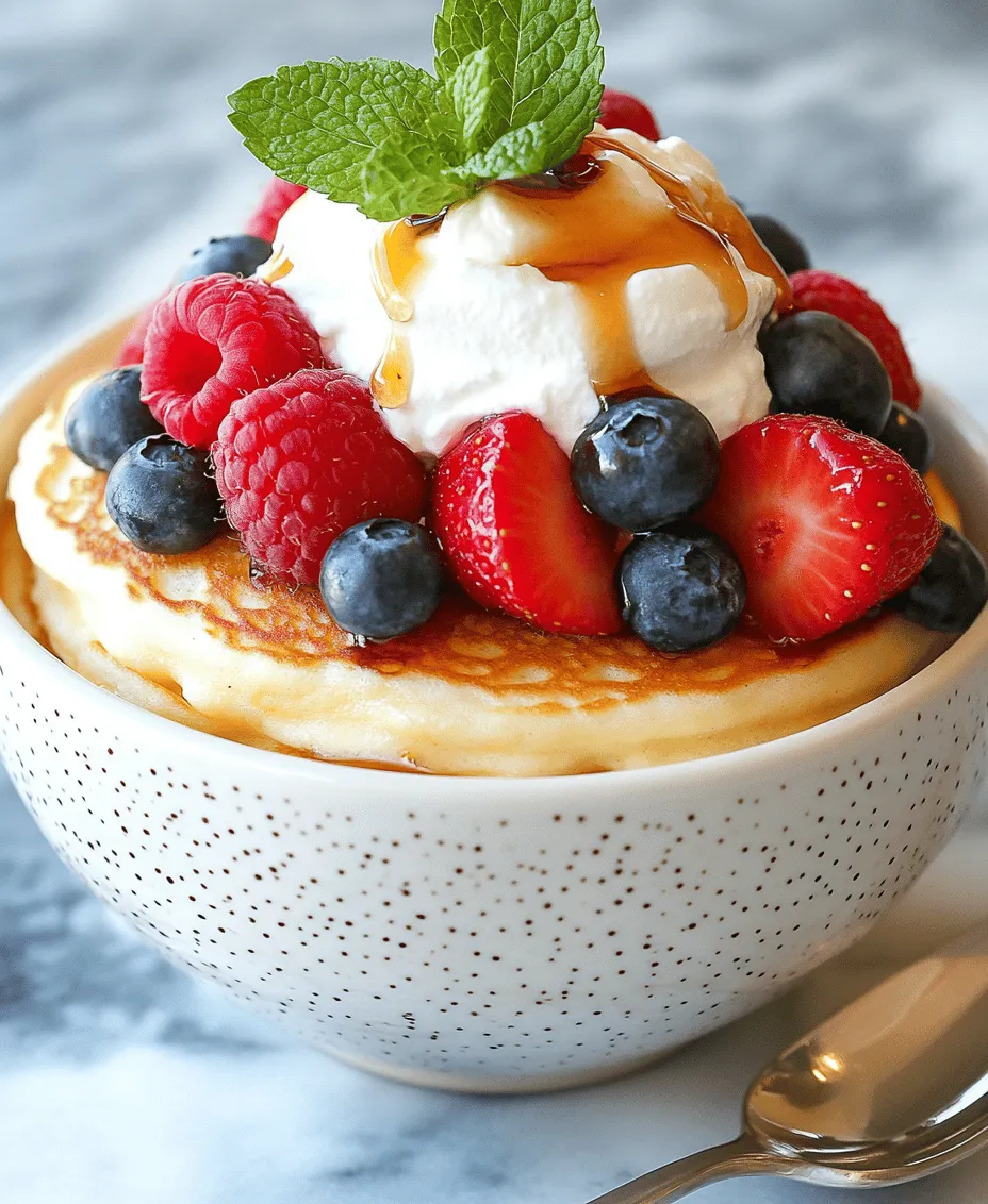 Every ingredient in the Pancake Bowl Delight plays a crucial role in delivering a balanced flavor and texture profile. Let's break down the key components and explore their benefits.
