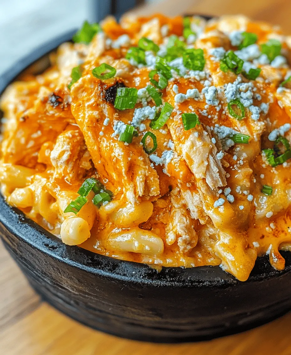 Welcome to the delicious world of Buffalo Chicken Mac & Cheese, where the spicy zest of buffalo chicken meets the creamy richness of cheesy pasta. This dish is not simply a meal; it’s a culinary experience that tantalizes your taste buds and warms your soul. Whether you're hosting a family gathering, throwing a game-day party, or just craving a cozy dinner at home, this recipe promises to deliver satisfaction and comfort in every bite.