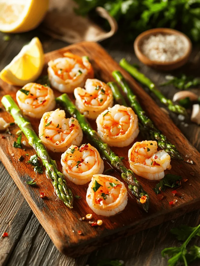 Looking for a dish that perfectly combines vibrant flavors with health benefits? Look no further than Zesty Lemon Garlic Shrimp & Asparagus. This delightful recipe is not only a feast for the taste buds but also a nourishing addition to your dinner table. The succulent shrimp, paired with tender asparagus, creates a symphony of flavors that are both refreshing and satisfying.