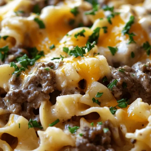 Comfort food holds a special place in our culinary hearts, often evoking warm memories of family gatherings and cozy nights at home. Especially during busy weeknights when time is of the essence, a well-crafted meal can bring a sense of calm and satisfaction. Enter the creamy beef noodle casserole—a dish that embodies the essence of comfort food while being quick and easy to prepare. This delightful casserole not only satisfies hunger but also brings family and friends together around the dinner table, creating an opportunity to share stories and laughter after a long day.