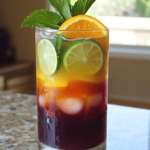 In culinary culture, refreshing beverages hold a special significance, often synonymous with relaxation, celebration, and shared moments. Whether it's a hot summer day or a festive gathering, the right drink can elevate any occasion, making it memorable and delightful. Enter the Citrus Burst Sparkler, a vibrant and invigorating non-alcoholic mocktail that perfectly captures the essence of joy and refreshment. This drink is not just a thirst-quencher; it’s a celebration of flavors that appeals to all ages.