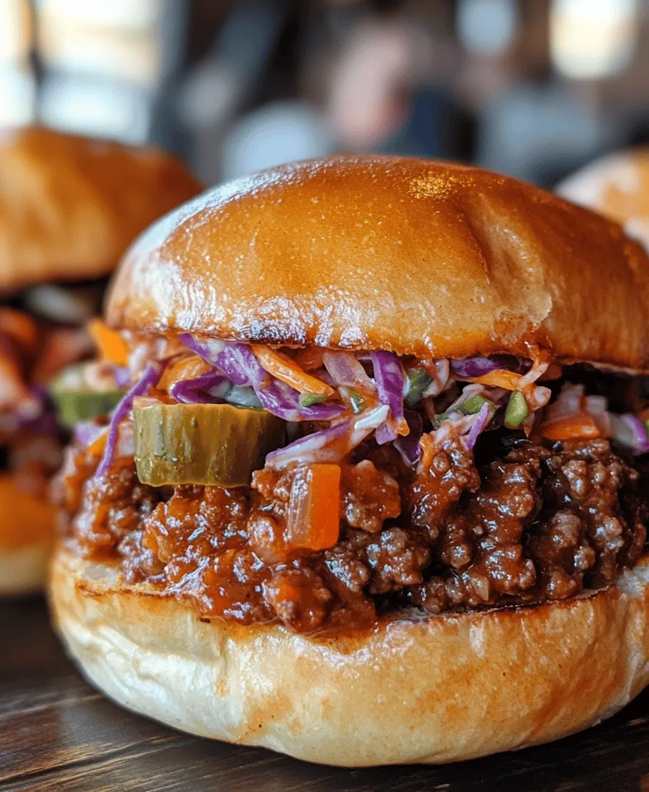 The foundation of any great dish lies in its ingredients. For our Sizzling Savory Beef Sloppy Joe Sandwiches, we will focus on four main components: ground beef, vegetables, sauces and spices, and buns. Each of these elements plays a crucial role in crafting the rich, mouth-watering flavor profile that Sloppy Joes are known for.