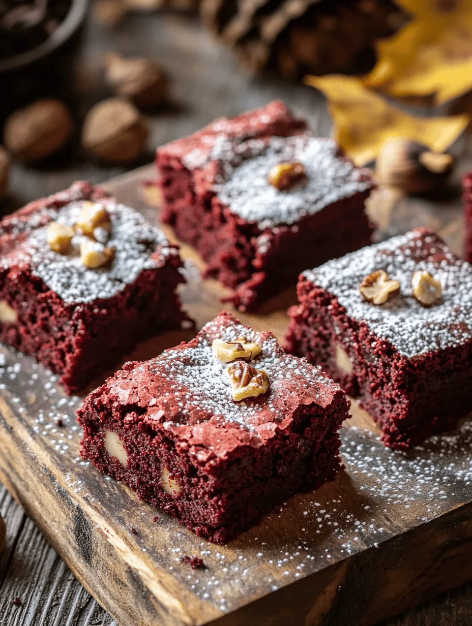 Red velvet desserts have taken the culinary world by storm, captivating dessert lovers with their striking appearance and rich flavor. From decadent cakes to indulgent cupcakes, red velvet has earned its place as a beloved classic. Among these delightful creations, fudgy red velvet brownies stand out as an irresistible treat that combines the best elements of both brownies and red velvet cake. With their rich chocolate flavor, velvety texture, and eye-catching crimson hue, these brownies are sure to impress anyone who takes a bite.