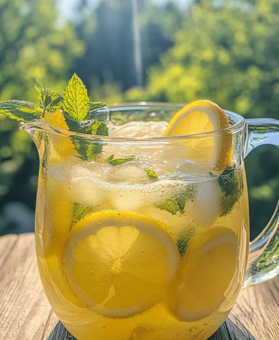 As the warm sun begins to shine and the days grow longer, there’s nothing quite as refreshing as a homemade beverage to quench your thirst and elevate your mood. Among the myriad of drink options available, Zesty Sparkling Lemonade stands out as a delightful choice that combines the invigorating flavors of fresh lemons with a fizzy twist. This thirst-quenching drink not only embodies the spirit of summer but also serves as an ideal companion for social gatherings, picnics, or simply unwinding on a warm afternoon.