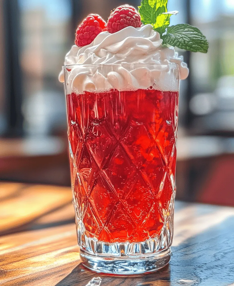 As the summer sun shines brightly, there's nothing quite like a refreshing drink to cool you down. Enter the Raspberry Cream Soda, a delightful concoction that perfectly balances vibrant flavors and creamy textures, making it an ideal choice for any warm day. This drink not only tantalizes your taste buds but also adds a splash of color to your summer gatherings with its striking presentation. With its bright red hue and creamy top, Raspberry Cream Soda is as much a feast for the eyes as it is for the palate.