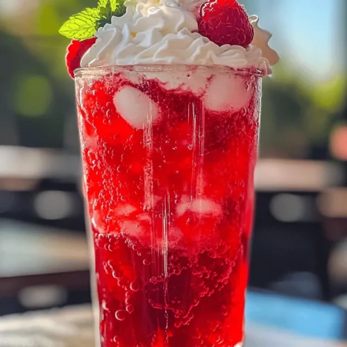 As the summer sun shines brightly, there's nothing quite like a refreshing drink to cool you down. Enter the Raspberry Cream Soda, a delightful concoction that perfectly balances vibrant flavors and creamy textures, making it an ideal choice for any warm day. This drink not only tantalizes your taste buds but also adds a splash of color to your summer gatherings with its striking presentation. With its bright red hue and creamy top, Raspberry Cream Soda is as much a feast for the eyes as it is for the palate.
