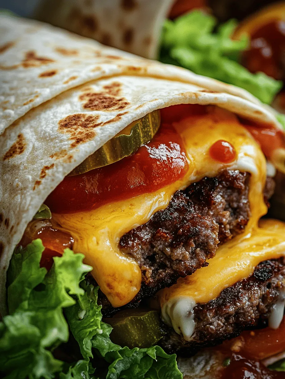 The first step in preparing your Grilled Cheeseburger Wraps is to create the beef mixture. This step is crucial for developing the flavor of the patties.