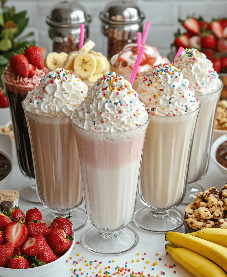 Imagine a gathering filled with laughter, creativity, and the sweet aroma of freshly blended milkshakes wafting through the air. The Legendairy Milkshake Bar Extravaganza is not just a dessert; it’s an experience that brings friends and family together. This interactive dessert option allows everyone to unleash their inner mixologist, customizing their milkshakes to suit their unique tastes. Whether it’s a birthday party, a cozy family night, or just a fun weekend treat, setting up a milkshake bar transforms an ordinary gathering into a memorable event.