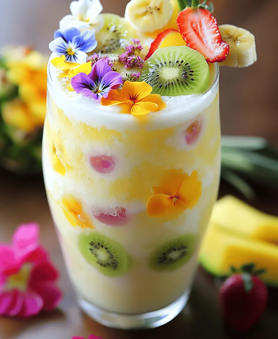 As the sun shines and the days grow warmer, the allure of tropical beverages becomes undeniable. These delightful concoctions transport us to sun-kissed beaches, swaying palm trees, and the soothing sounds of ocean waves. Among the myriad of tropical drinks, one stands out for its playful twist and nostalgic flavor: the Tropical Bubblegum Colada Twist. This inventive cocktail combines the classic, creamy goodness of a traditional piña colada with the whimsical taste of bubblegum, creating a refreshing drink that appeals to both the young and the young-at-heart.